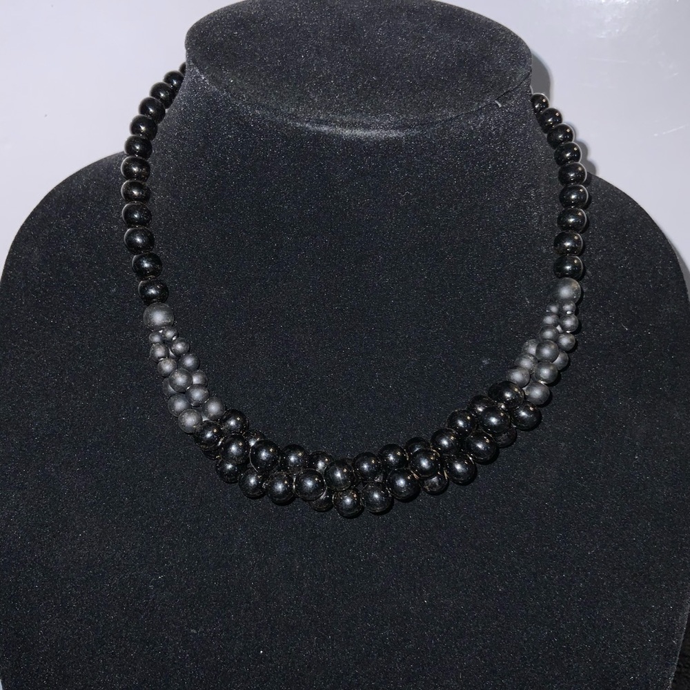 Twisted Beaded Adjustable Necklace